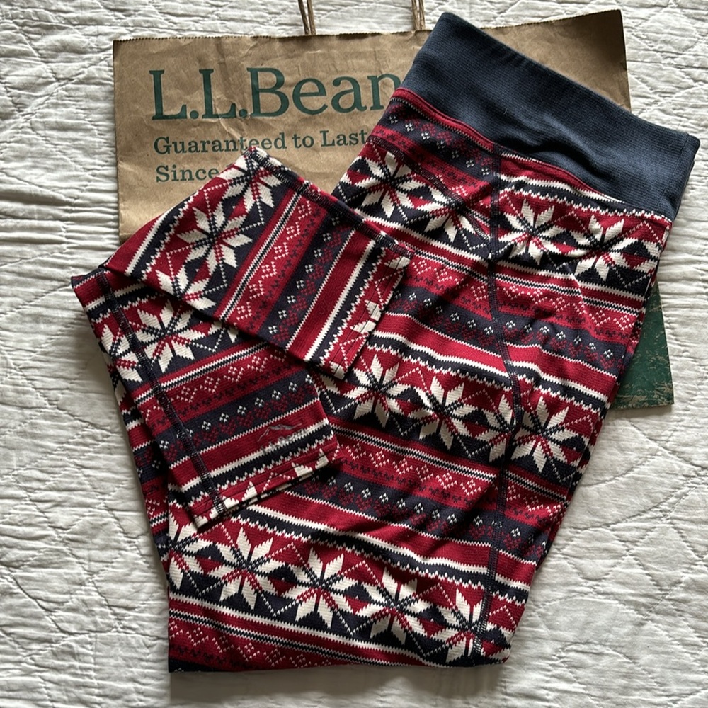 LL Bean Midweight Baselayer Pants